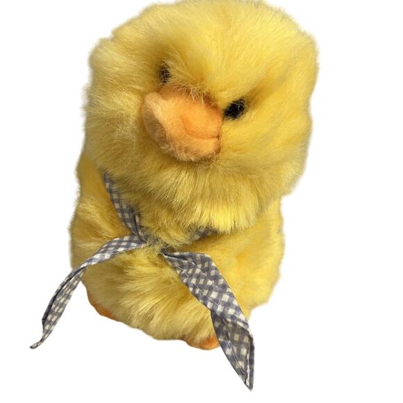 Russ Berrie Chickaroos 10" Yellow Baby Chick Plush Stuffed Animal Easter - Picture 1 of 7